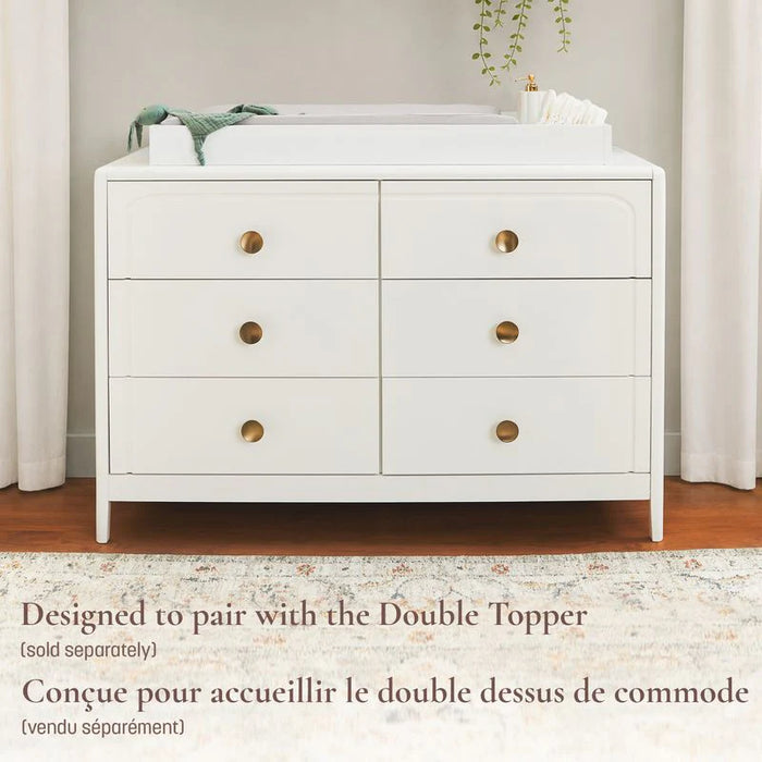 Little Seeds Briar Double Dresser - True White Paint
