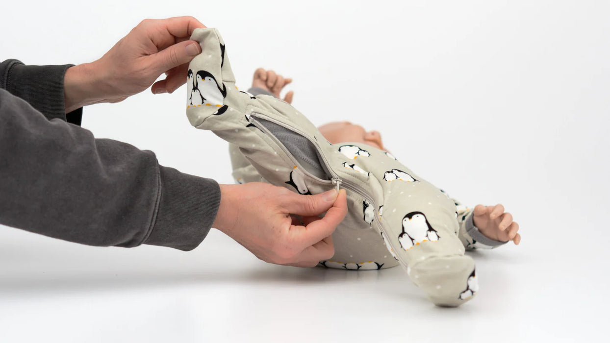 Zippy Jamz Footed Cotton - Huddle&Chill/Grey