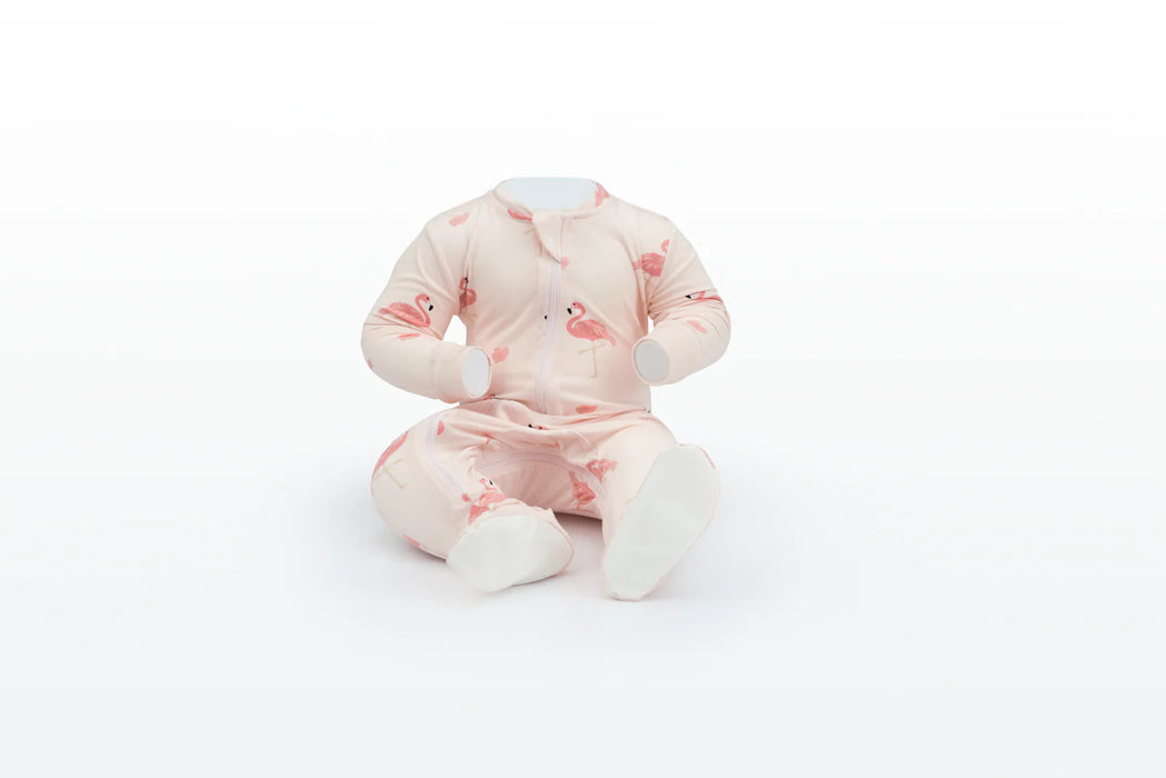 Zippy Jamz Footed Bamboo - Pretty in Pink