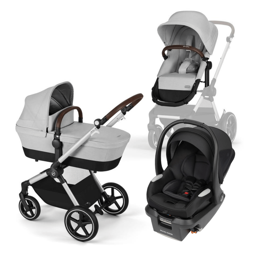 Cybex EOS Lux+Maxi Cosi Mico Luxe+ Grey/Twillic Blk Bundle