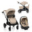Evenflo Transformer Stroller to Wagon Travel System - Travertine