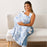 Itzy Ritzy Breastfeeding Cover Nursing Apron Blue Toile