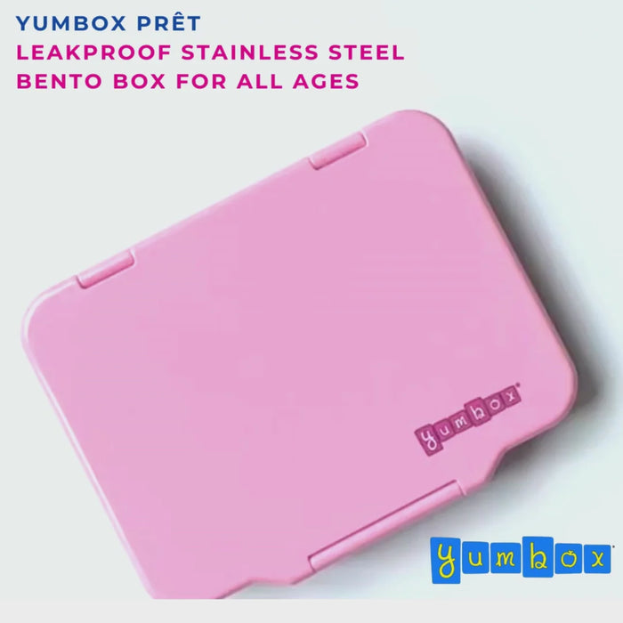 Yumbox PRET Stainless Steel Bento - Versailes Pink