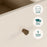 Dadada Austin 5-Drawer Dresser - White/Walnut Oak (2box)