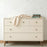 Dadada Austin 5-Drawer Dresser - White/Walnut Oak (2box)