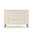 Dadada Austin 5-Drawer Dresser - White/Walnut Oak (2box)