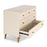 Dadada Austin 5-Drawer Dresser - White/Walnut Oak (2box)