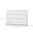 Dadada Austin 5-Drawer Dresser - White/Natural (2box)