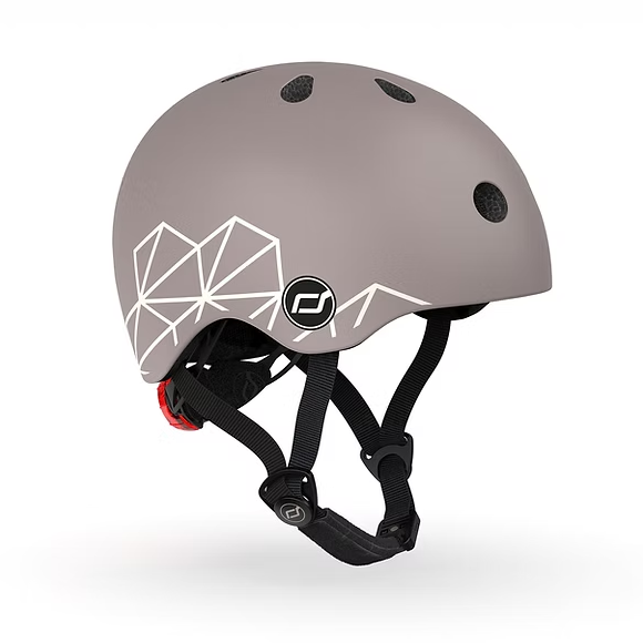 Scoot & Ride Helmet XXS-S - Brown Lines