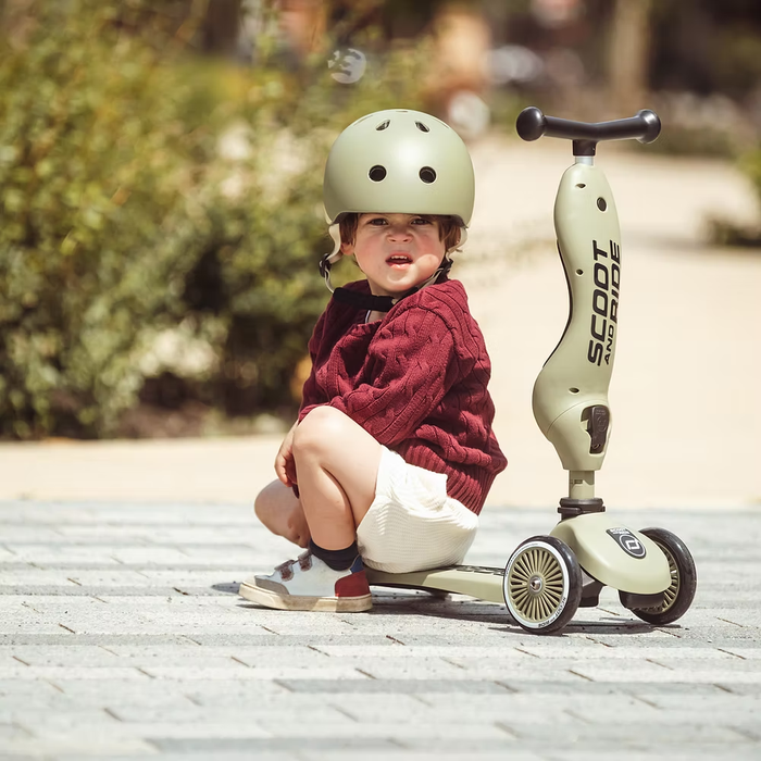 Scoot & Ride HighwayKick 1 - Olive