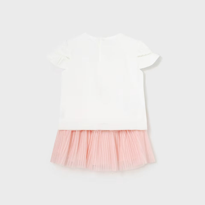 Mayoral Tul Skirt Set - Pastel