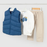 Mayoral Pullover Vest Set-Indigo