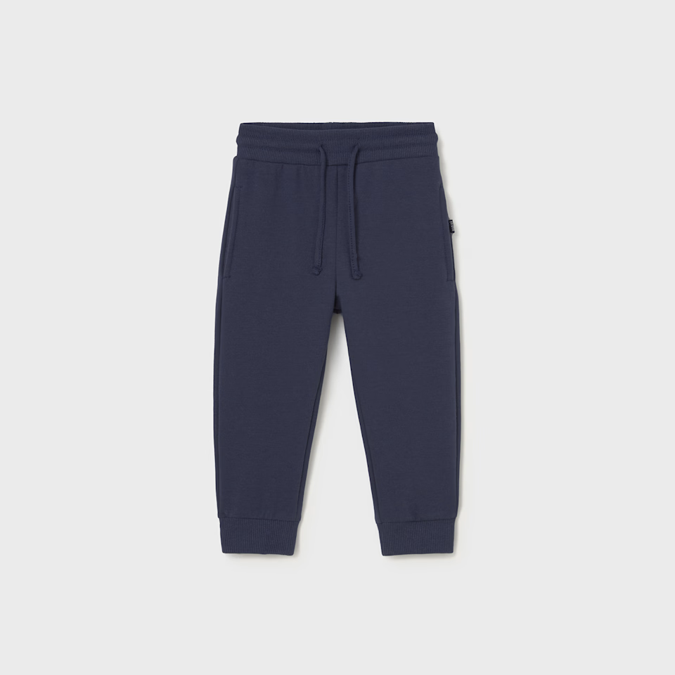 Mayoral Basic Cuffed Fleece Trousers - Azul