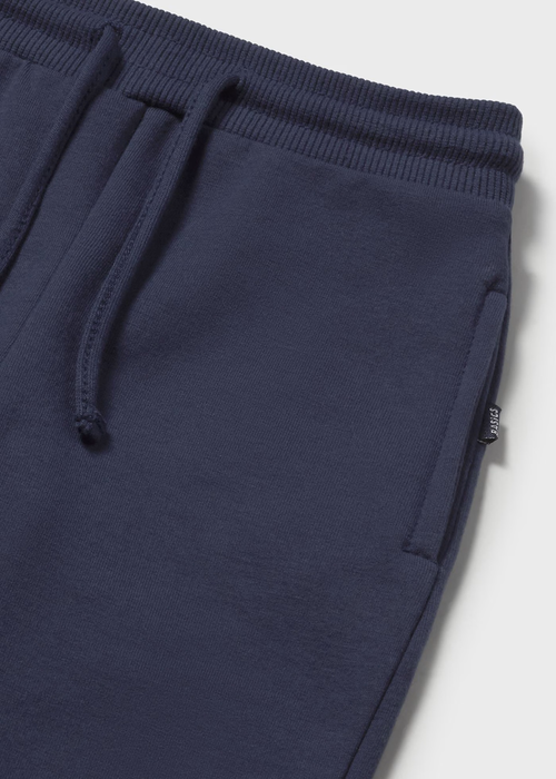 Mayoral Basic Cuffed Fleece Trousers - Azul