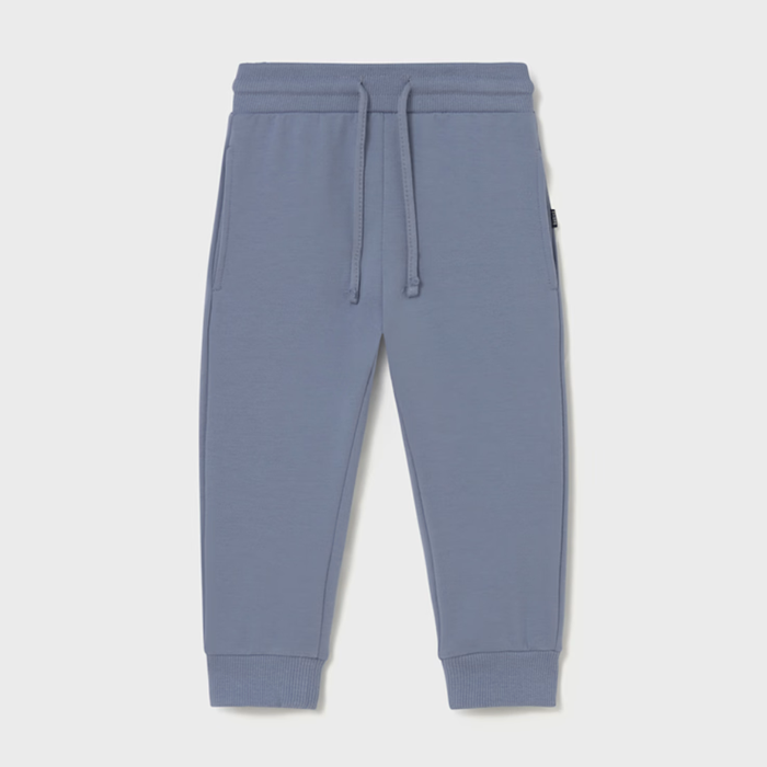 Mayoral Basic Cuffed Fleece Trousers - Iceberg