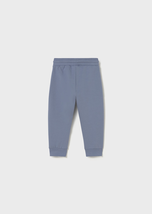 Mayoral Basic Cuffed Fleece Trousers - Iceberg