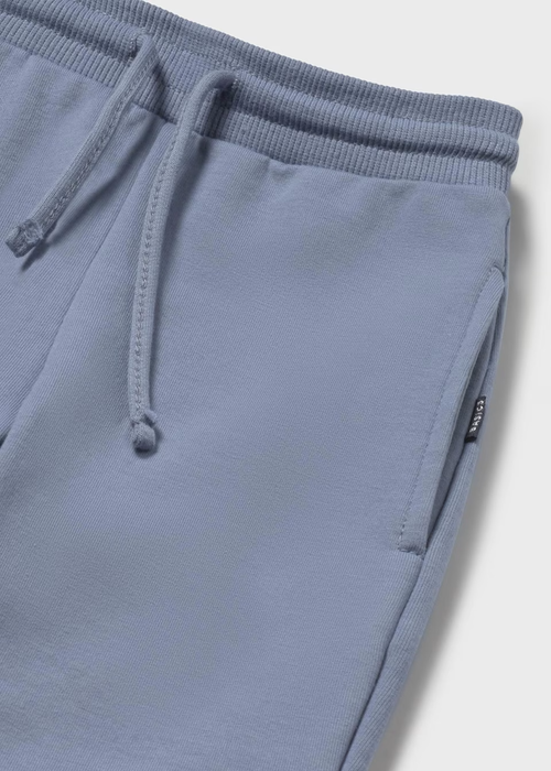 Mayoral Basic Cuffed Fleece Trousers - Iceberg