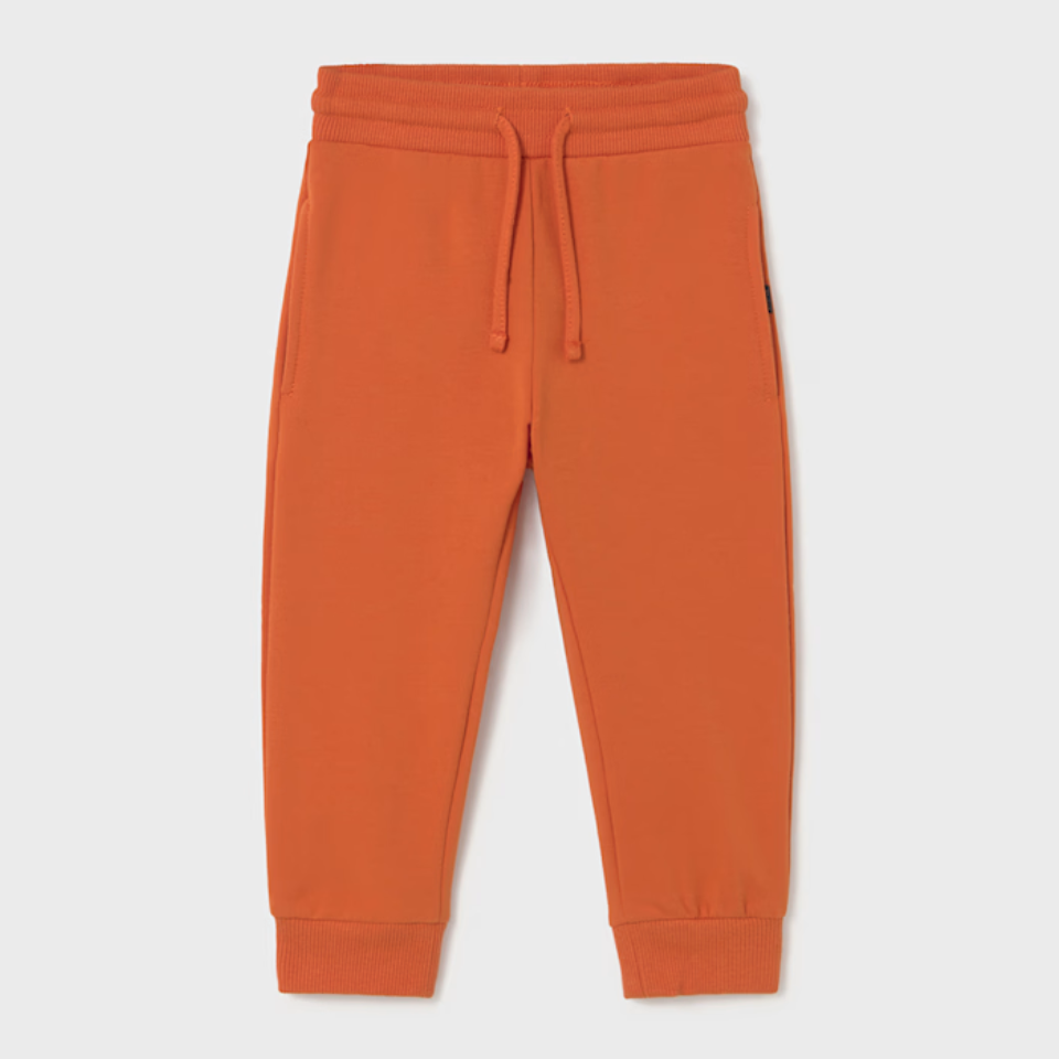 Mayoral Basic Cuffed Fleece Trousers - Calabaza
