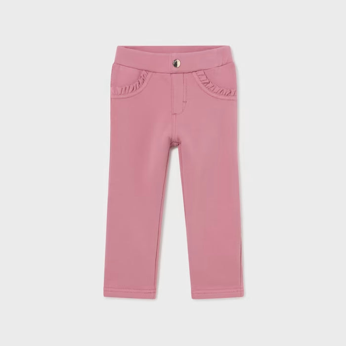 Mayoral Fleece Basic Trousers - Rubor 560