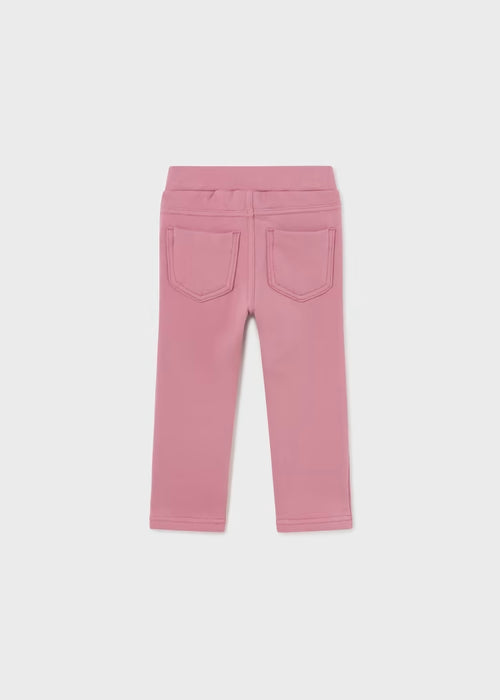 Mayoral Fleece Basic Trousers - Rubor 560