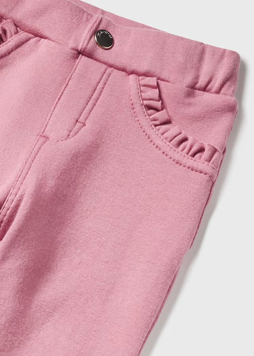 Mayoral Fleece Basic Trousers - Rubor 560