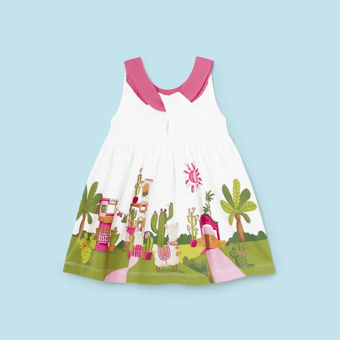 Mayoral Knit Dress - Blanco