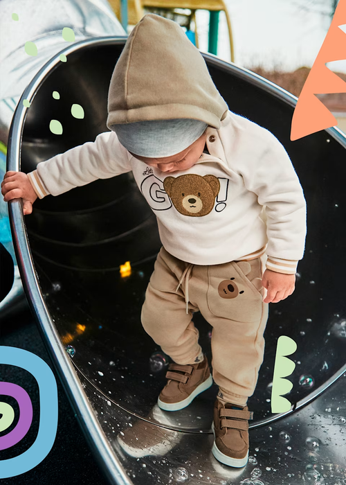 Mayoral Fleece Trousers - Latte