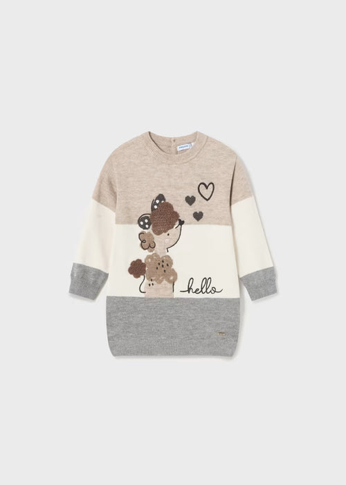 Mayoral Knit Dress - Acero Vig 2990