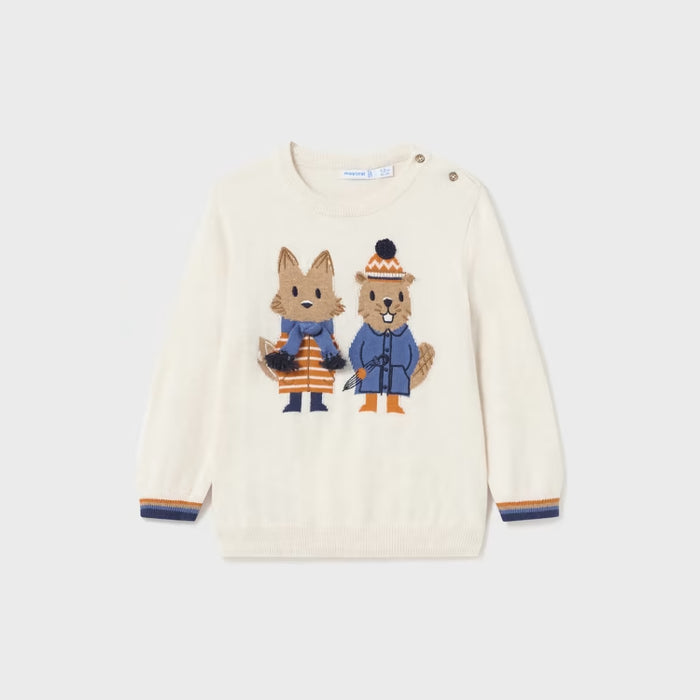 Mayoral Sweater - Cream Vig 2320