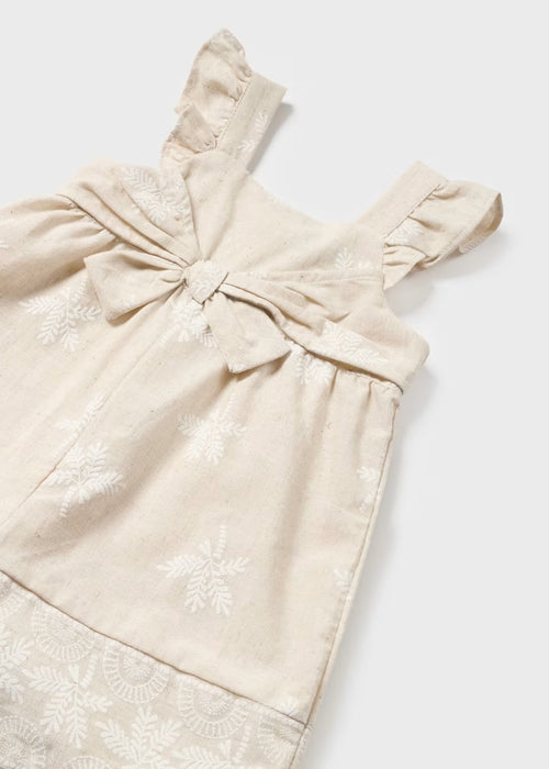 Mayoral Linen Romper - Lino-Crudo