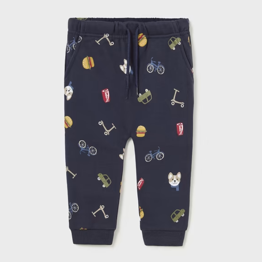 Mayoral Printed Knit Pants - Azul 2538