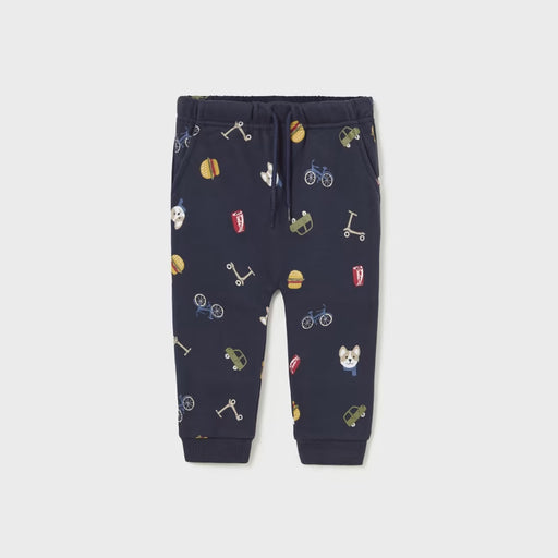 Mayoral Printed Knit Pants - Azul 2538