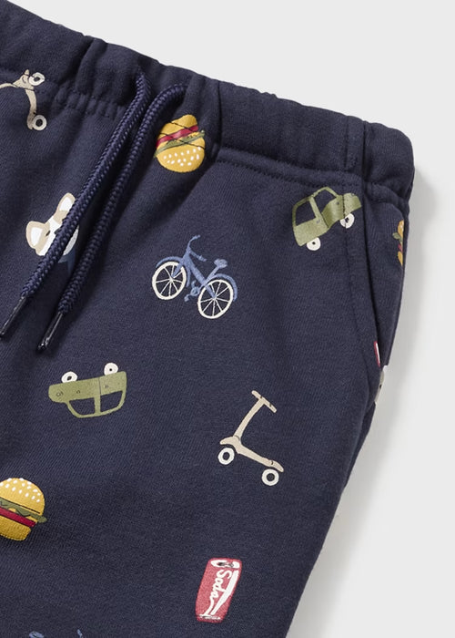 Mayoral Printed Knit Pants - Azul 2538