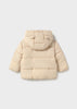 Mayoral Quilted Bear Puffer- Biscuit
