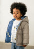 Mayoral Reversible Soft Coat - Indigo