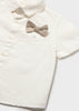 Mayoral Baby Shorts and Bow Tie Shirt Set - Avena mez