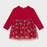Mayoral Knit Tulle Dress - Rojo