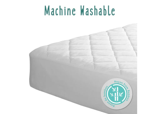 Baby Works Quilted& Fitted Bamboo Mattress Protector
