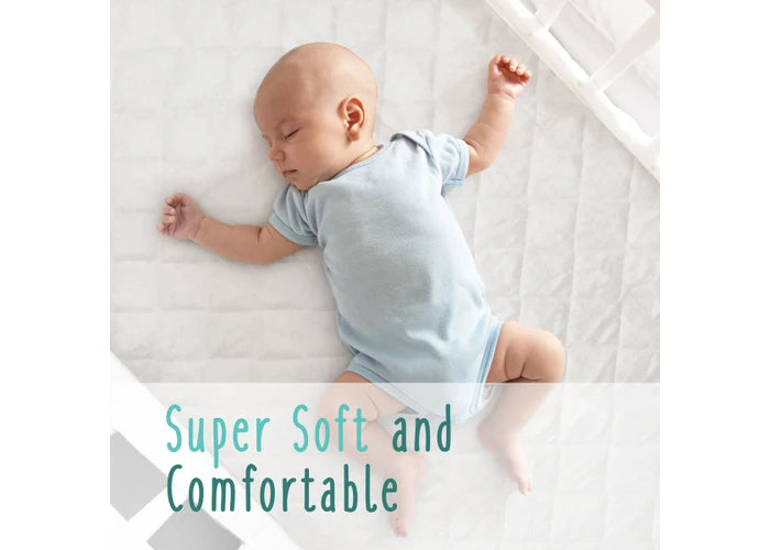Baby Works Quilted& Fitted Bamboo Mattress Protector