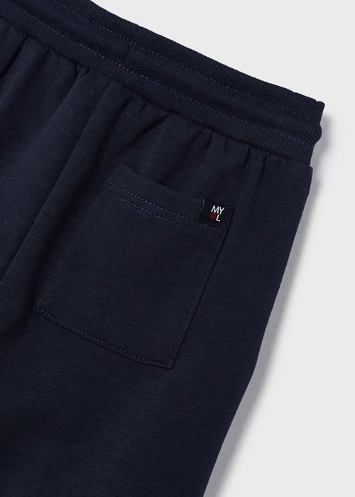 Mayoral Basic Cuffed Fleece Trousers - Marino 725