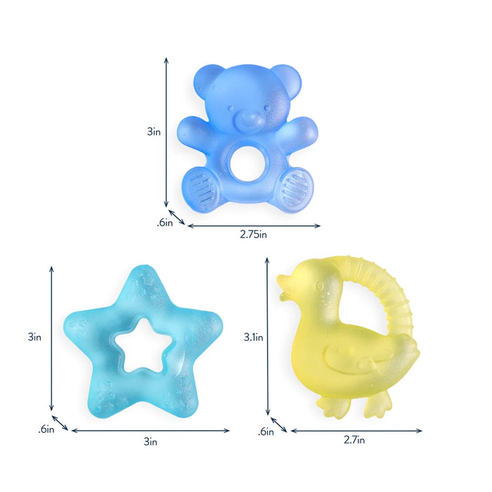 Itzy Ritzy Cutie Coolers Water Teethers 3pk - Bear