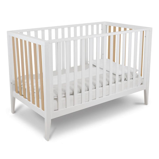 Pali Bernini Classico Crib | Made in Italy - White/Natural