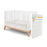 Pali Donatello Classico Crib + Simmons Cocoon Mattress - White/Natural