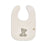 Piccolo Bambino Milk Bib 5pk 3 embroidered & 2 all over printed - Beige