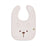 Piccolo Bambino Milk Bib 5pk 3 embroidered & 2 all over printed - Pink