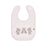 Piccolo Bambino Milk Bib 5pk 3 embroidered & 2 all over printed - Pink