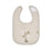 Piccolo Bambino 5 Milk Bib Set 2 all over printed & 3 solid - Beige