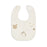 Piccolo Bambino 5 Milk Bib Set 2 all over printed & 3 solid - Beige
