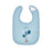 Piccolo Bambino 5pk Milk Bib Set 2 all over printed & 3 solid - Blue