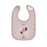 Piccolo Bambino 5 Milk Bib Set 2 all over printed & 3 solid - Pink